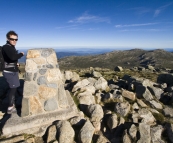 Will at the peak of Mount Kosciuszko