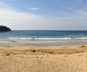 One of the many beautiful beaches near Tomakin