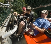 Lisa, Jarrid and Jacque on the Scenic Railway