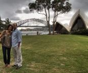 Jarrid and Jacque in the Botanic Gardens