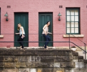 Lisa and Jacque in The Rocks