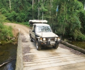 The Tank crossing the Gloucester River