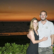 Lisa and Sam at the Darwin Sailing Club