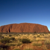 Uluru in the late afternoon sun