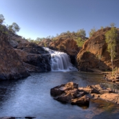 Leliyn\'s upper falls and swimming hole