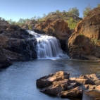 Leliyn\'s upper falls and swimming hole