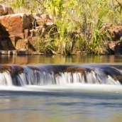 The falls at Sweetwater Pool