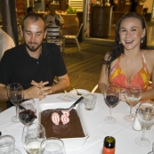 An early birthday celebration for Sam\'s 30th at Yots Greek Taverna