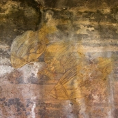 Aboriginal art at Ubirr