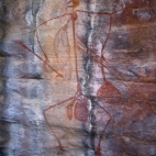 Aboriginal art at Ubirr