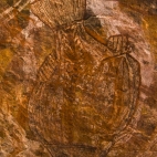 Aboriginal art at Ubirr