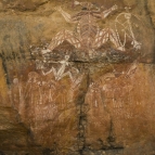 Aboriginal art at Anbangbang