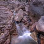 Water draining into Gubara Pools