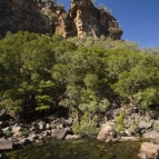 The hike into Jim Jim Falls