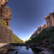 The gorge at Jim Jim Falls