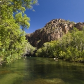 The pools at the base of Twin Falls