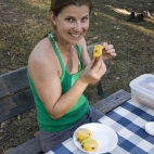 Pumpkin damper scones at the end of a long day!