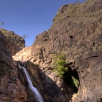 The swimming hole and waterfall at Maguk