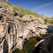 One of the swimming holes at the top of Gunlom waterfall