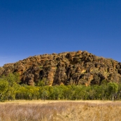 Rock formations behind Jarnem campground