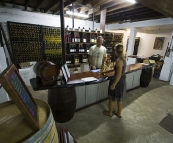 In the underground cellar of John Kosovich Winery