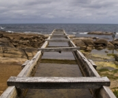 The channel to the old water wheel at Cape Leeuwin