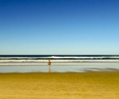 Chris at a picturesque Coolum Beach