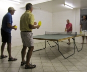 A night of table tennis in Coolum