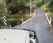 One of the plethora of bridges along the Lions Road