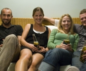 Sam, Lisa, Cheryl and Chris in Coolum