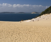 Carlo Sand Blow at Rainbow Beach