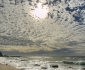 Crazy clouds above Point Arkwright