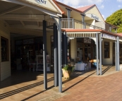 Quaint storefronts in Montville