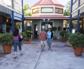 Quaint storefronts in Montville