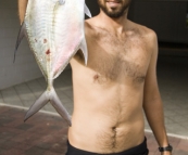 A nice sized trevally from the reef below Point Arkwright