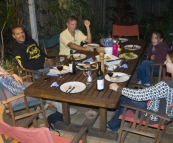 Dinner at Coolum with Wade and Michelle