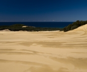 The Wungul Sandblow with Fraser's eastern beach in the distance