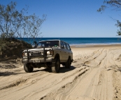 Bessie making her way up the Middle Rocks inland bypass