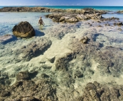 Lisa  at Champagne Pools