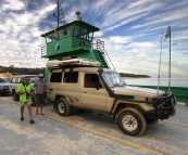 The Tank, Bessie and Peter with Manta Ray to themselves on the way back to Inskip