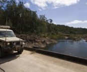 At the top of Wallaman Falls