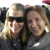 Lisa and Ali at the McLaren Vale Sea and Vines Festival