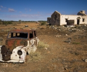 Ruins of Cadelga Homestead on Cordillo Downs Station