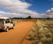 Crossing the northern section of the Strzelecki Desert