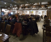 The dining room at Innamincka Hotel