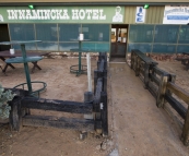 The Innamincka Hotel on Wednesday morning
