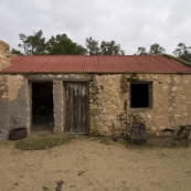 The blacksmith\'s shop behind Ian and Margaret Brown\'s home