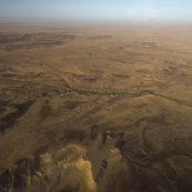 The Outback from the air in-between William Creek and Lake Eyre