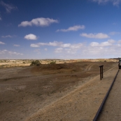 The Algebuckina Creek and Bridge between William Creek and Oodnadatta