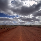 The Oodnadatta Track between Oodnadatta and Dalhousie Springs